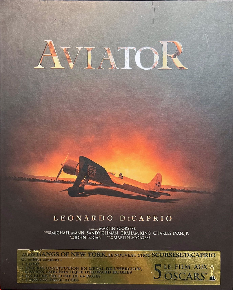 Aviator - Авиатор (реж. Мартин Скорсезе), 2004, эксклюзивное французское издание, 3хDVD, коллекционный #1