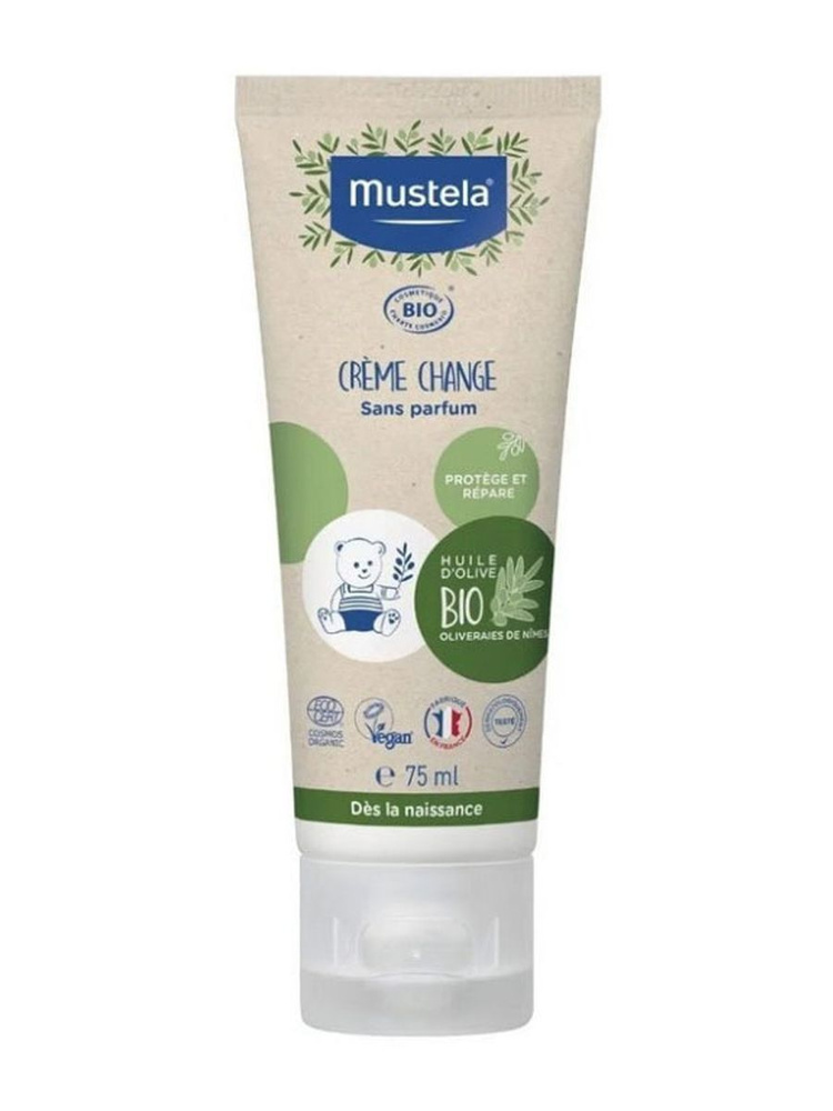 Mustela Органический крем под подгузник 75 мл #1