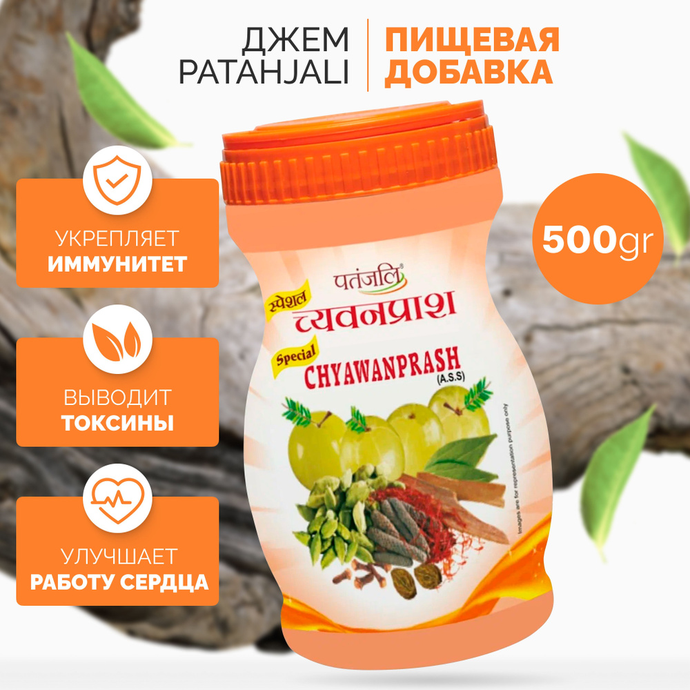 PATANJALI Special Chyawanprash Чаванпраш 500г #1