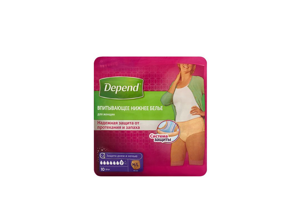 Нижнее белье DEPEND впитывающее, m/l размер #1