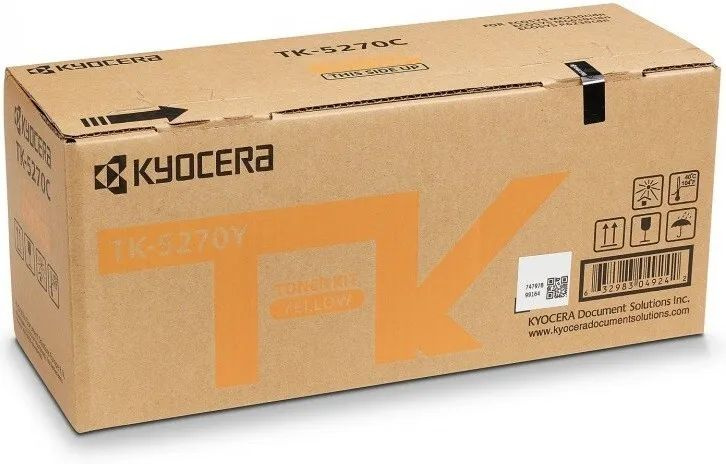 Картридж Kyocera TK-5270Y (1T02TVANL0) для Kyocera EcoSys M6230cidn/ M6630cidn/ P6230cdn, yellow, 6000 #1