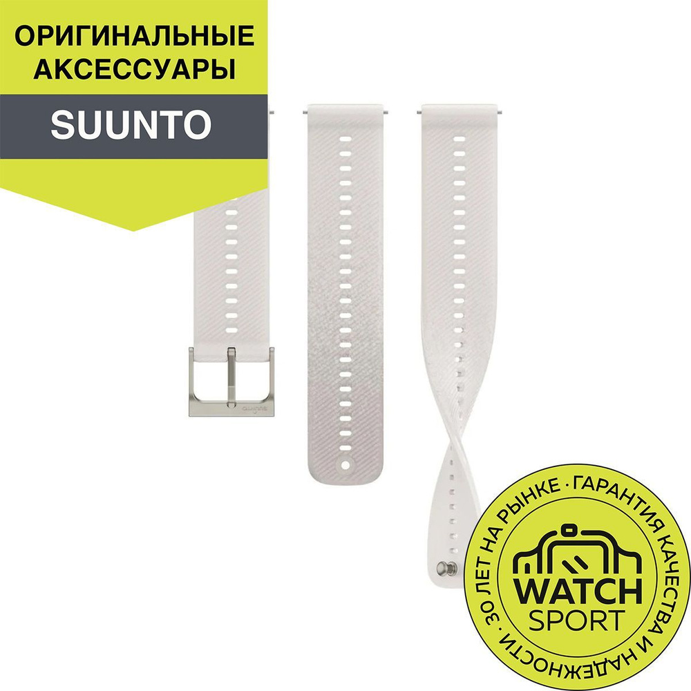 Ремешок Suunto ATH6 22 мм (силикон, серый) размер S+M (SS051072000) #1