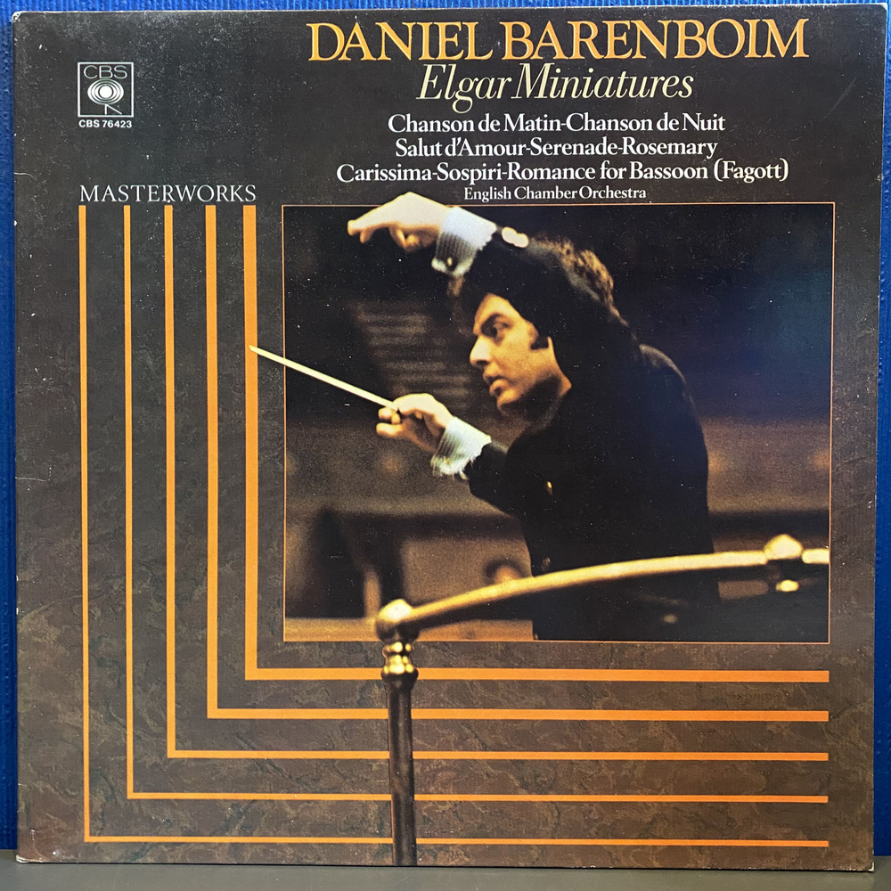 Elgar, Daniel Barenboim, English Chamber Orchestra. Elgar Miniatures (Баренбойм) NM ПЕРВЫЙ ПРЕСС! 1975 #1