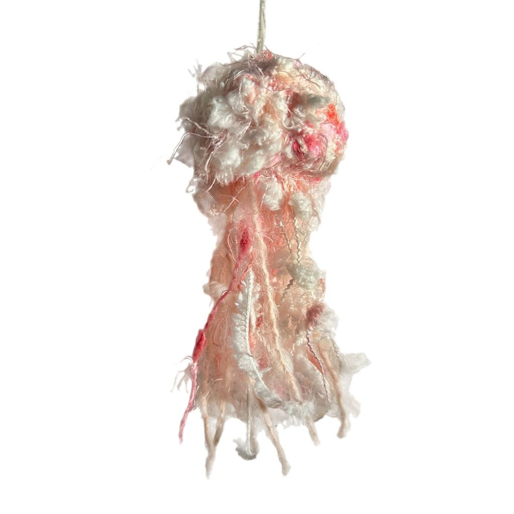 Брелок для ключей Dopamine Wool Tassel Jellyfish - Lotus Root Pink #1