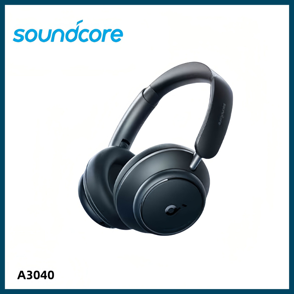 soundcore Наушники беспроводные Soundcore Space Q45, Bluetooth, 3.5 мм, USB Type-C, черный  #1