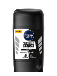 Дезодорант-Антиперспирант стик NIVEA MEN Черное и Белое Original, 50 мл Популярные товары Nivea Men ➜