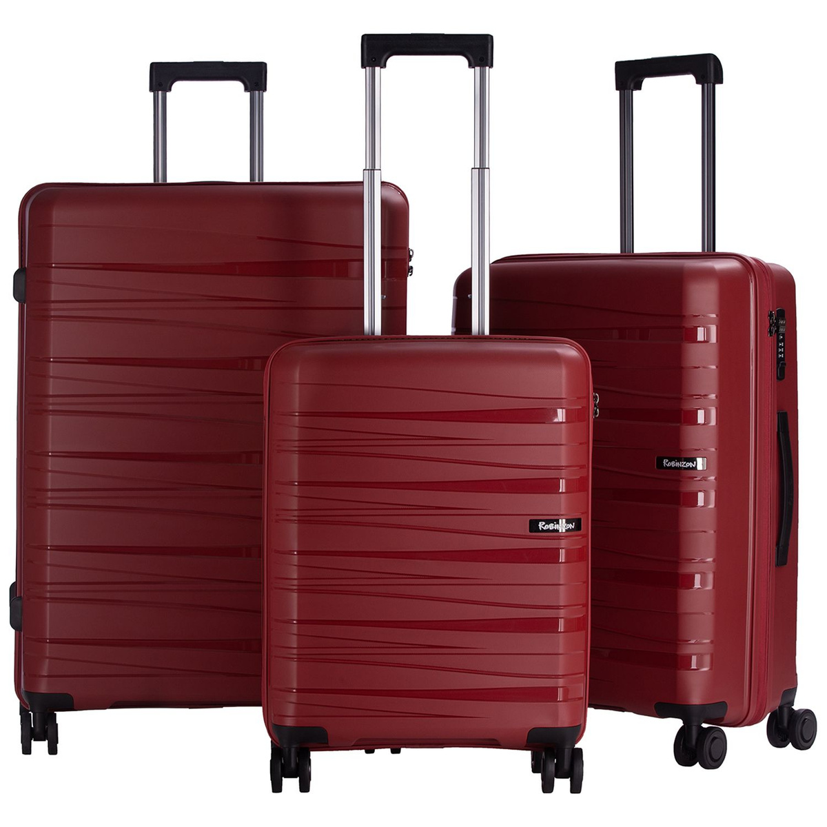 Размер чемодана большой L (70-100 см), что отлично подойдёт для длительных или семейных поездок.
