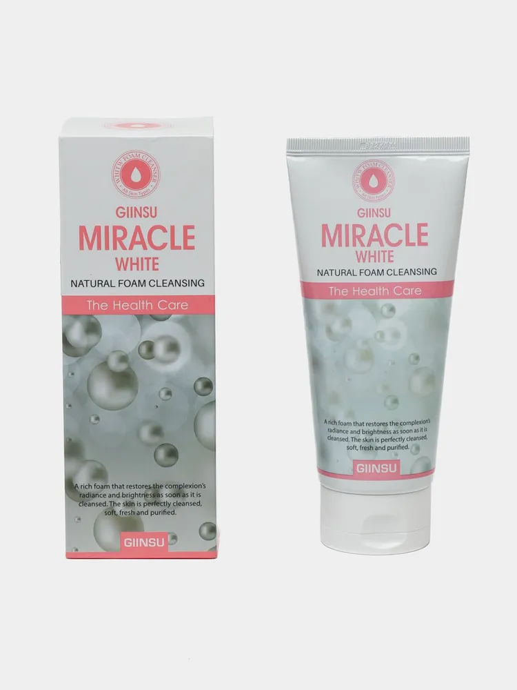 Giinsu Miracle White Intensive Foam Cleasing пенка для лица осветляющая (180г.)  #1