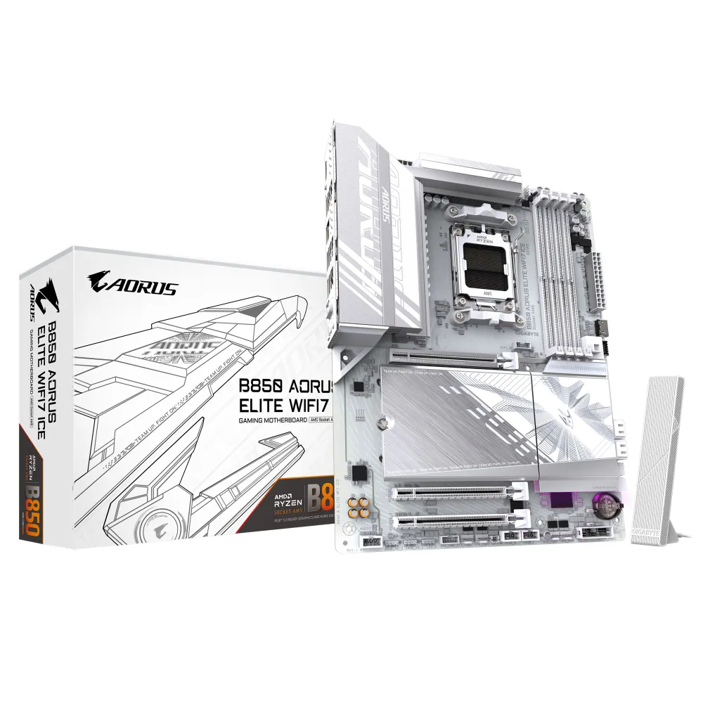 Gigabyte B850 A ELITE WF7 ICE AMD B850 AM5 DDR5 Материнская плата