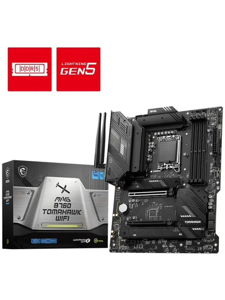 MSI MAG B760 TOMAHAWK WIFI LGA 1700 DDR5 Материнская плата