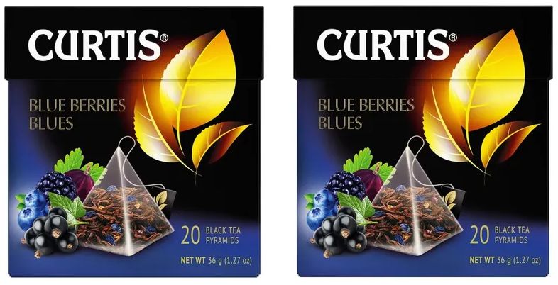 Чайчерный"CurtisBlueBerriesBlues"ягодный20пир-2штуки