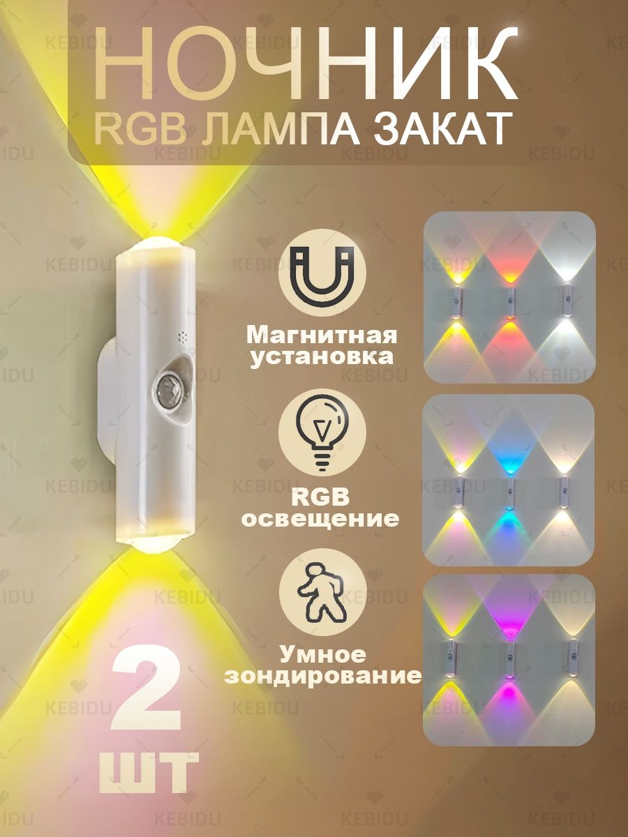 kebiduНастенныйсветильник,LED,1Вт