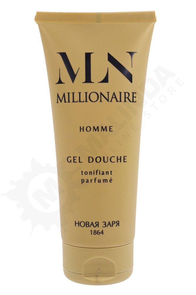 НОВАЯ ЗАРЯ Гель для душа "Миллионер" тонизирующий парфюмированный для мужчин 200 мл  #1