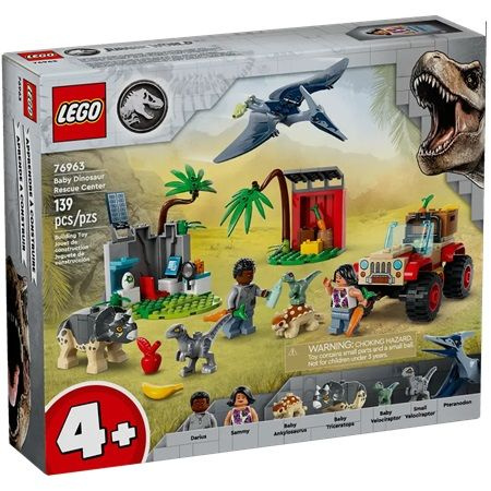 Конструктор LEGO Jurassic World 76963 Центр спасения детенышей динозавров  #1