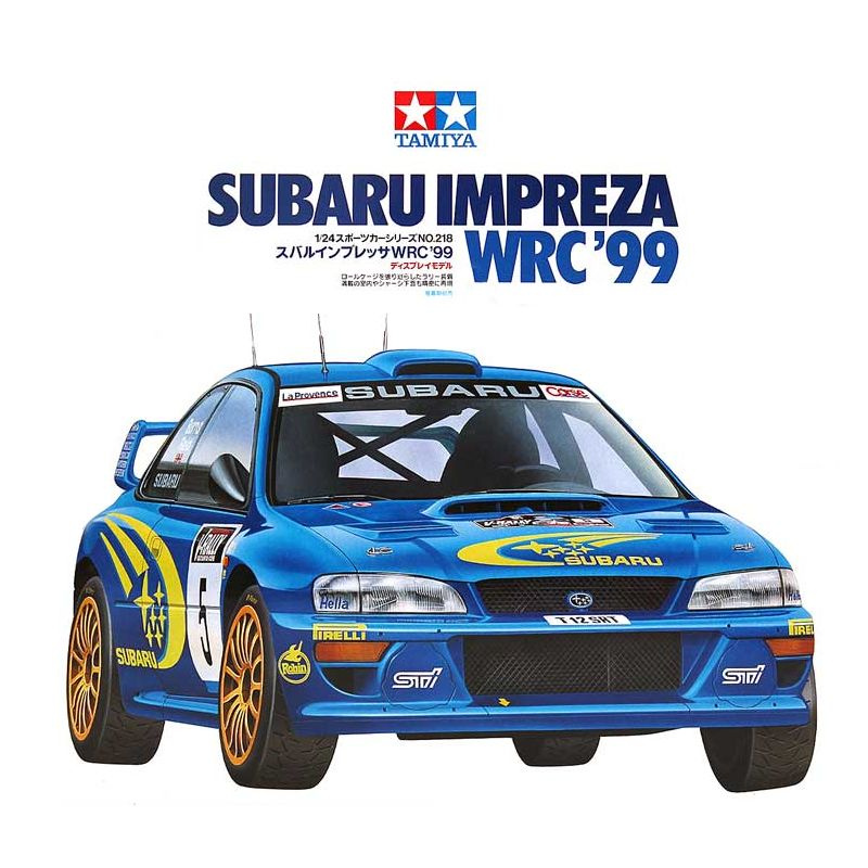 Сборная модель Машинка Tamiya-24218 1/24 Subaru Impreza WRC 1999 car model kit #1