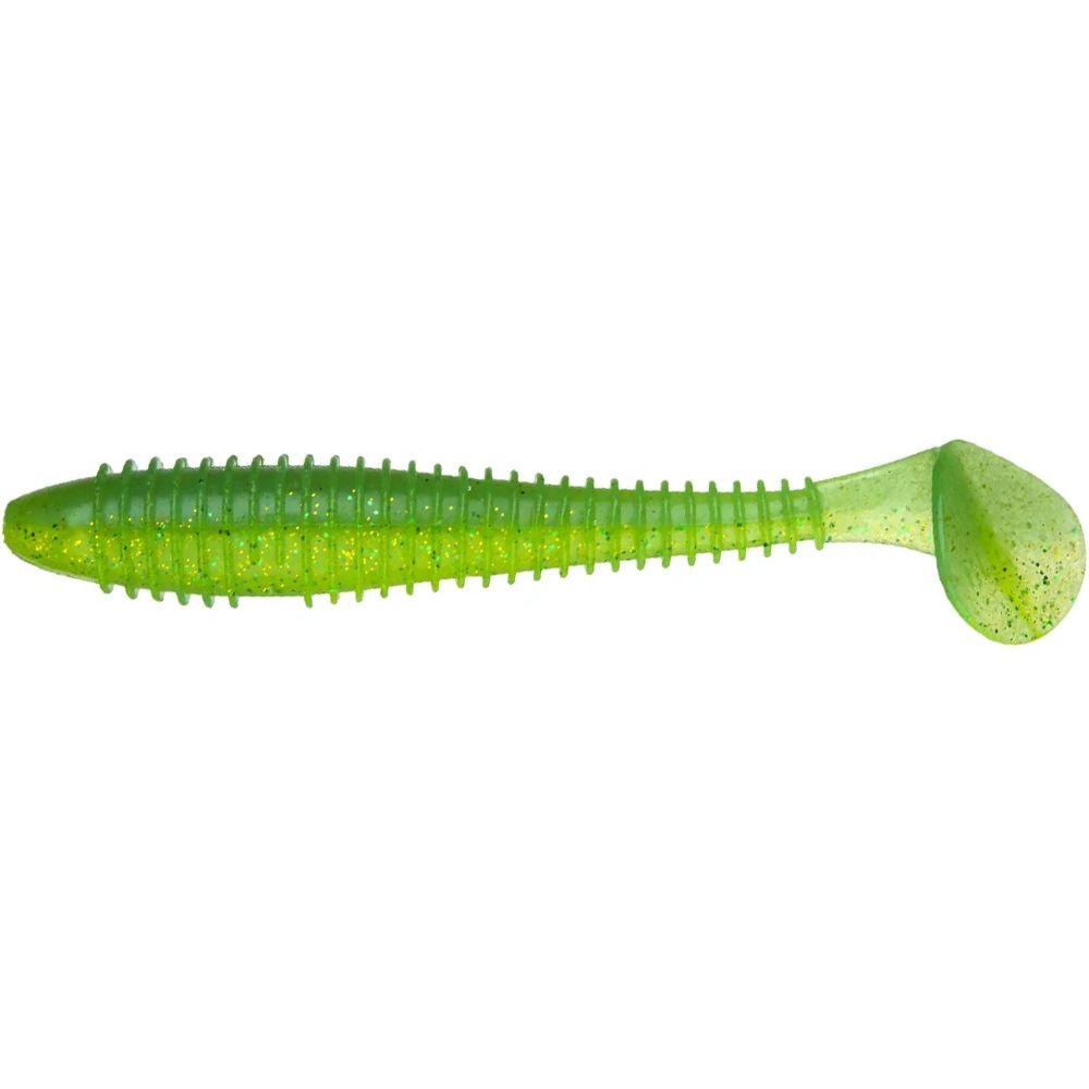 Приманка силиконовая Keitech Swing Impact Fat 2.8" #424 Lime Chartreuse #1