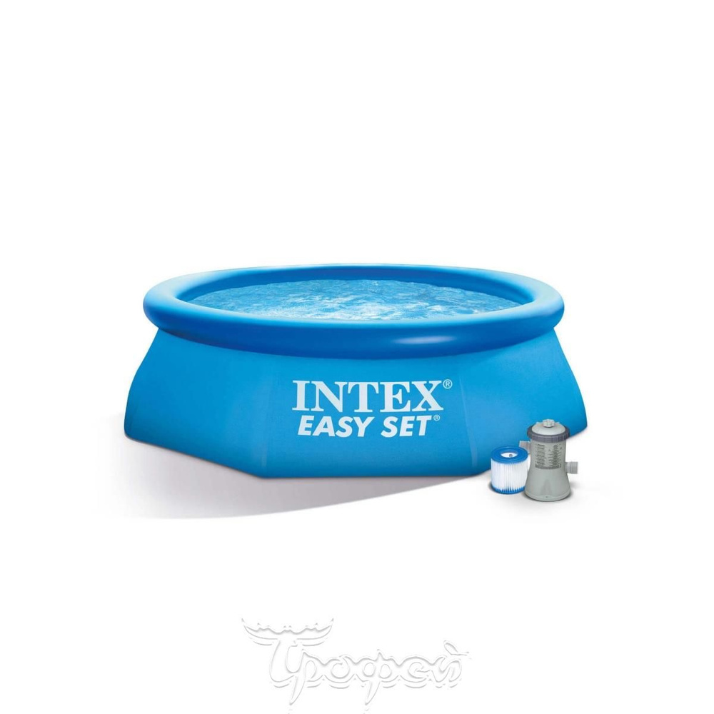 Бассейн Easy Set 2.44х0,61м + фильтр-насос от 6 лет (28108) INTEX #1