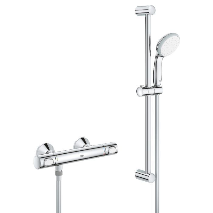 Термостат GROHE Precision Flow для душа с душевым гарнитуром, хром (34841000)  #1