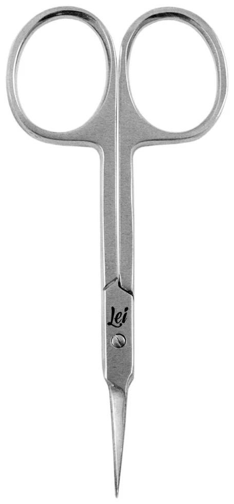 Маникюрные ножницы LEI Серия 118, для кутикулы, серебристые, заточенные  #1