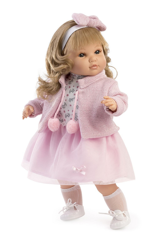 Кукла Berbesa мягконабивная 42см SANDRA в пакете (4424K) #1