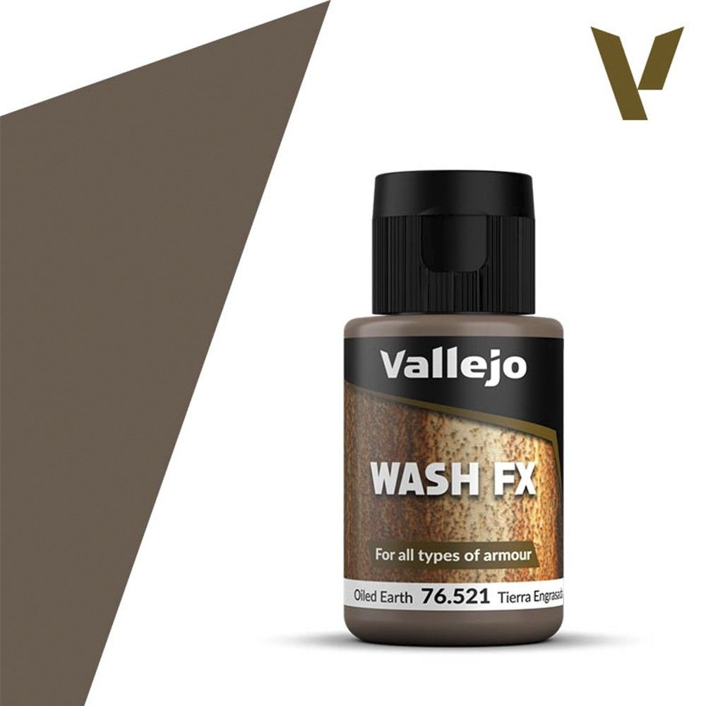 Тонирующая жидкость Vallejo, серия "Model Wash", цвет 76.521 Oiled Earth #1