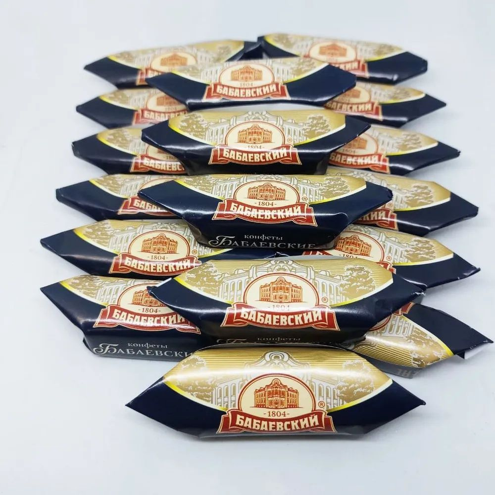Конфеты "Бабаевские" с дробленым миндалем и вафельной крошкой 1 кг  #1