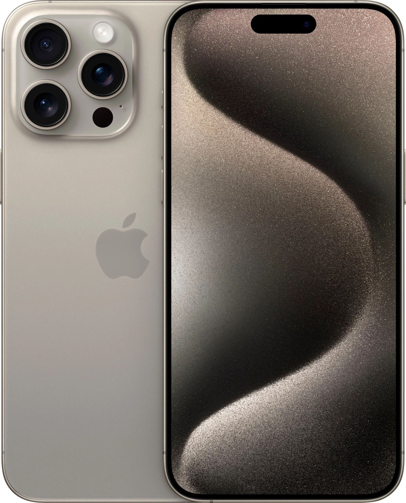 Apple Смартфон Iphone 15 Pro Max E-SIM 512 ГБ, серый #1