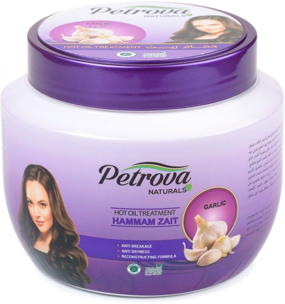 Petrova Маска для волос "Для роста волос" с экстрактом чеснока с ароматом ванили, 500 мл  #1