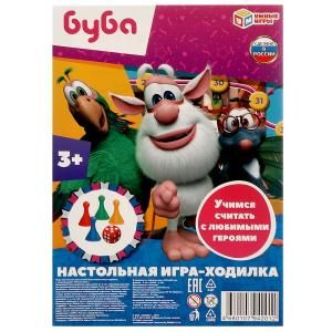 Настольная игра-ходилка на блистере Буба. . 180х250мм. Умные игры  #1