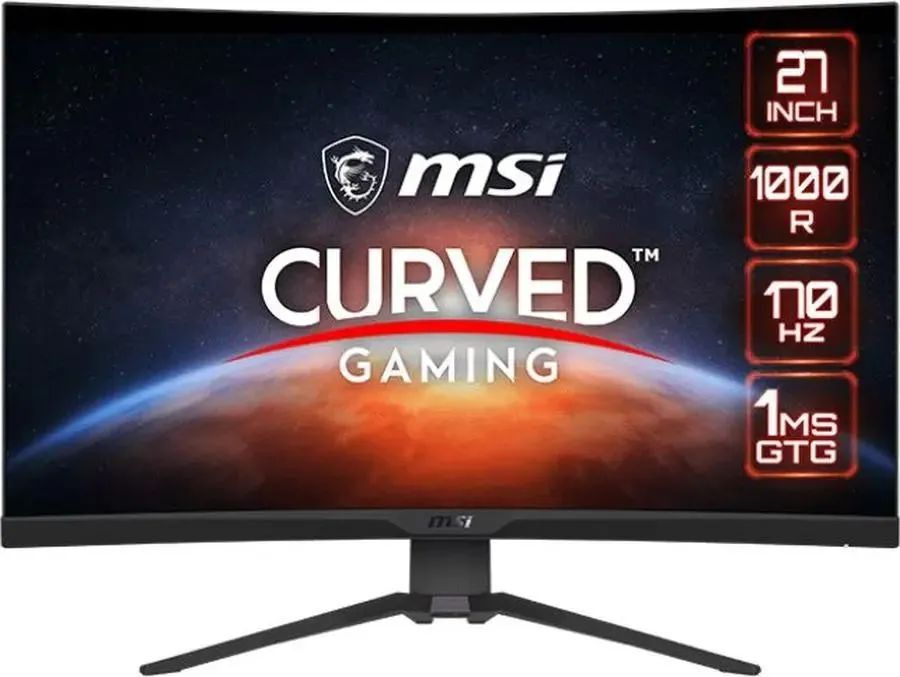 MSI 27" Монитор 9S6-3CD24T-006, черный #1