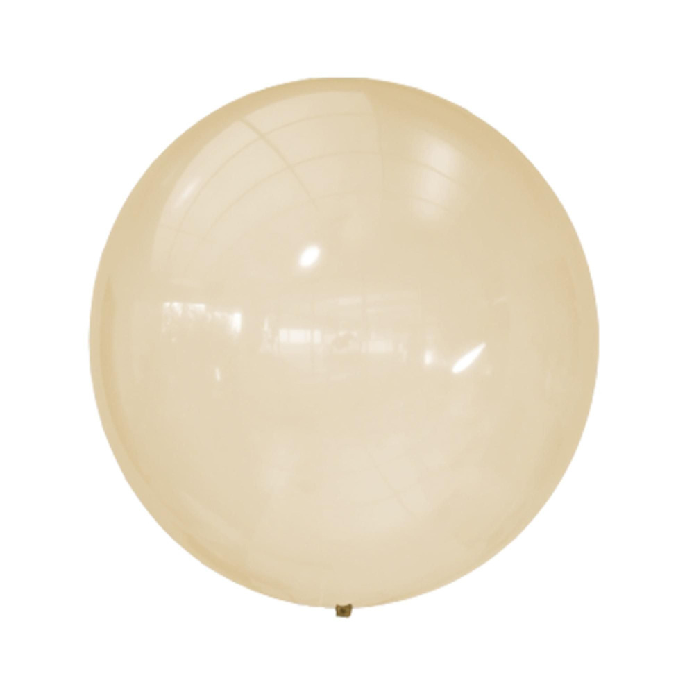 Воздушный шар 24"/61см Кристалл Bubble ORANGE 247 1шт #1