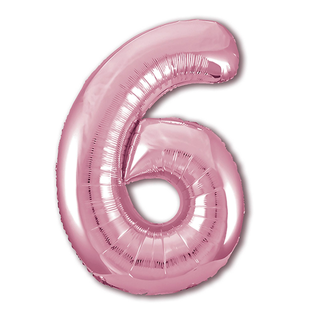 Фигура Цифра 6 Фламинго 40"/102 см #1