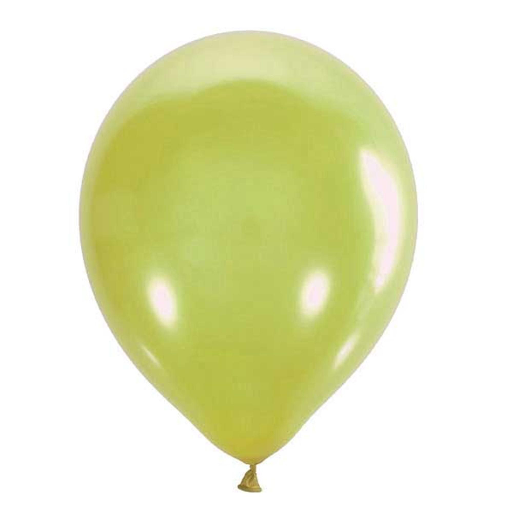 Воздушный шар 5"/13см Металлик LIME GREEN 035 100шт #1