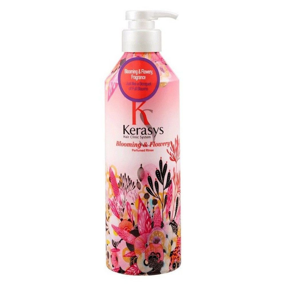 KeraSys Кондиционер для всех типов волос / Blooming & Flowery Perfumed Rinse 600 мл  #1