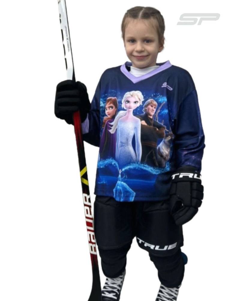 Майка хоккейная свитер тренировочный для девочки #1
