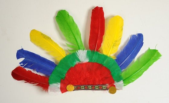 Шапка Индейские перья #1