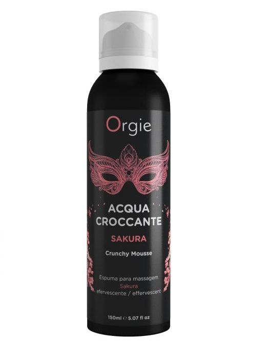 Хрустящая пенка для массажа Orgie Acqua Croccante Sakura с ароматом сакуры - 150 мл  #1