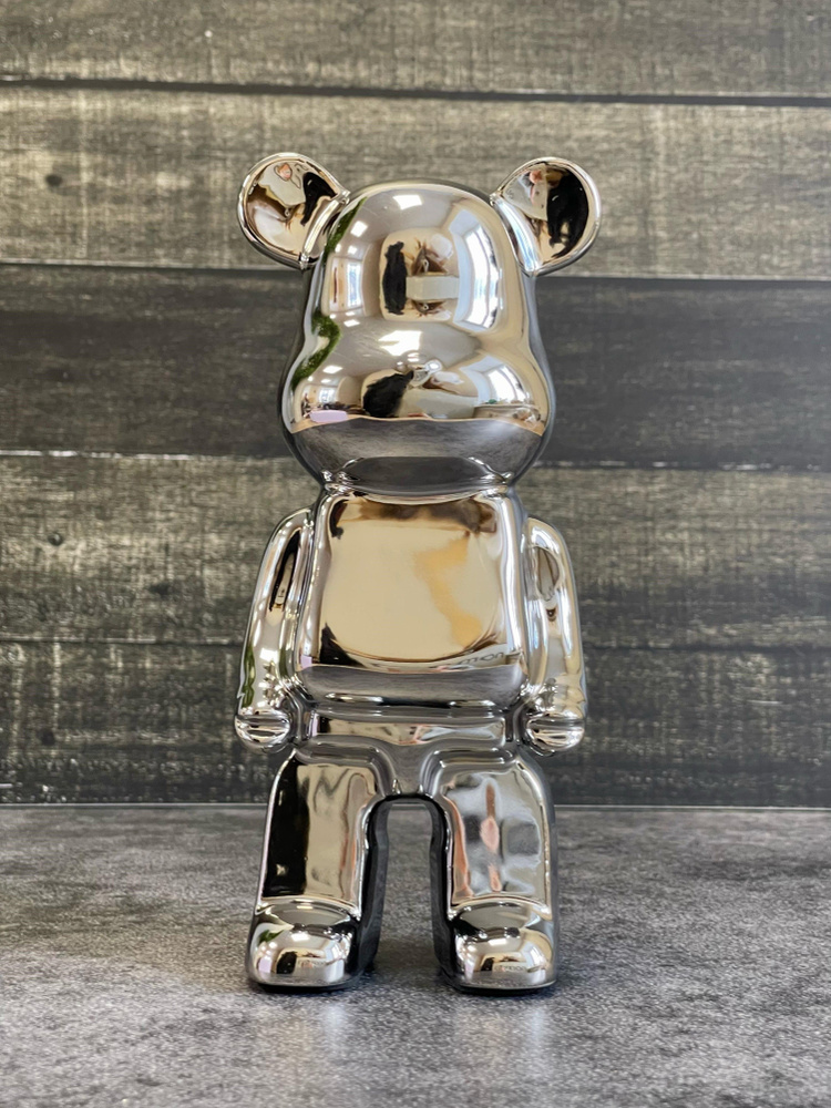 Статуэтка мишка Bearbrick, фигурка бербрик, керамика #1