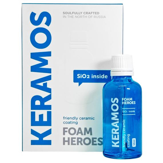 Керамическое покрытие для кузова автомобиля Foam Heroes Keramos, 50мл  #1