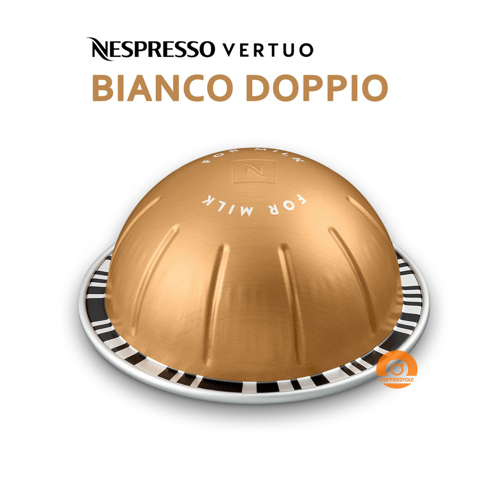 Кофе Nespresso Vertuo BIANCO DOPPIO в капсулах, 10 шт. (объём 80 мл.) #1