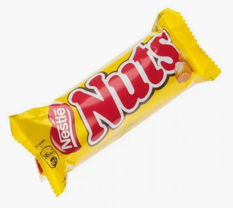 Шоколадный батончик Натс Nuts 50 гр., 10 шт. #1