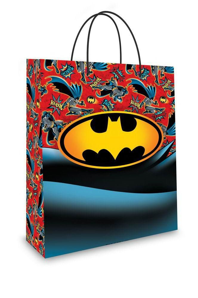 Подарочный пакет ND Play Batman красный большой, 220*310*100 мм #1