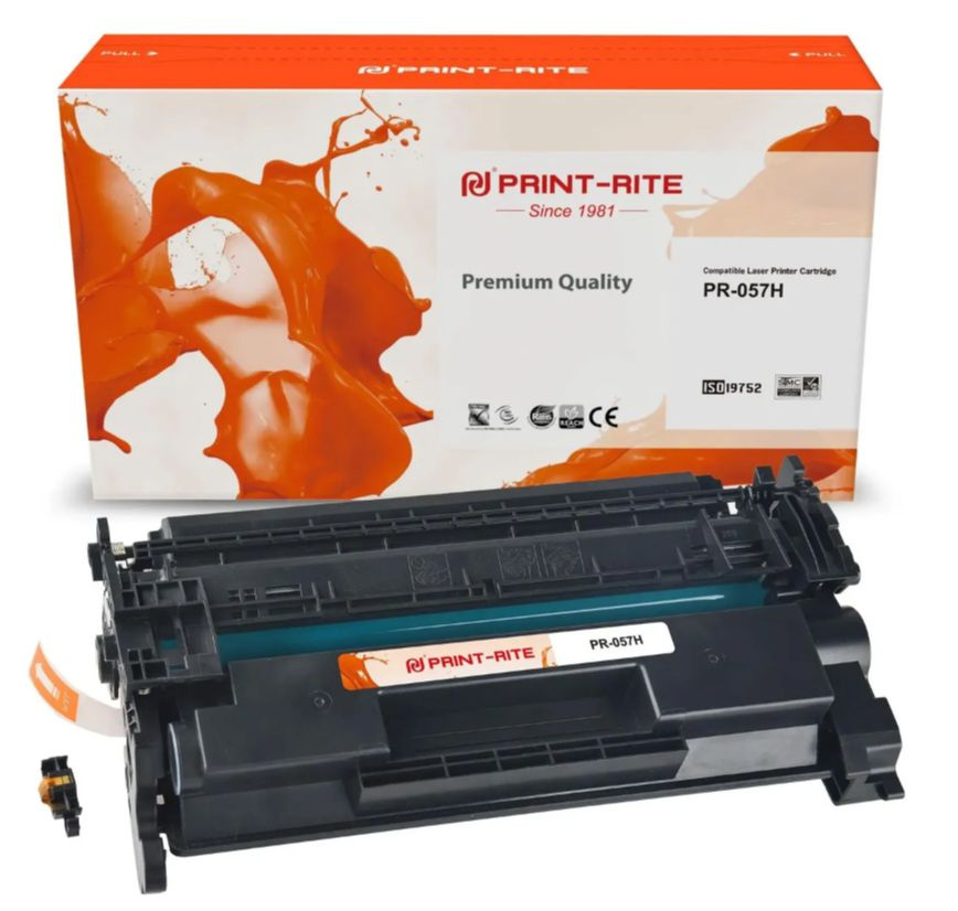Картридж лазерный Print-Rite TFCA26BPU1J / PR-057H / Canon 057 H Увеличенной емкости черный 10000 стр., #1