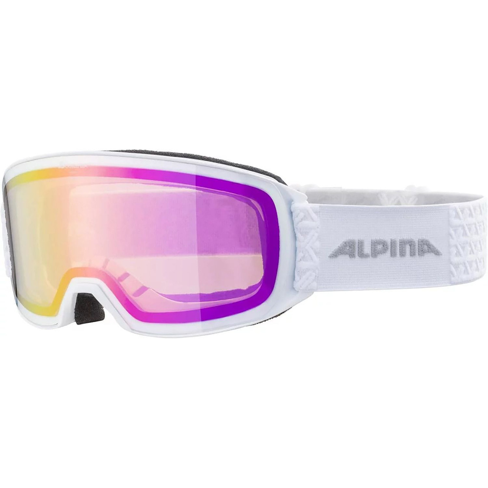 Горнолыжные очки Alpina Nakiska Q-Lite White Matt 23/24 #1