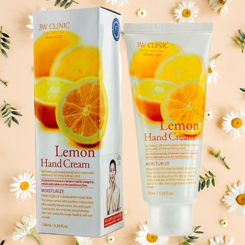 3W Clinic Крем для рук с экстрактом лимона - Lemon hand cream,100 мл #1