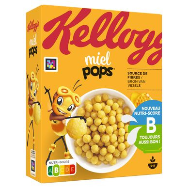 Завтрак сухой хлопья Miel Pops медовые шарики Kellogg's 330г #1