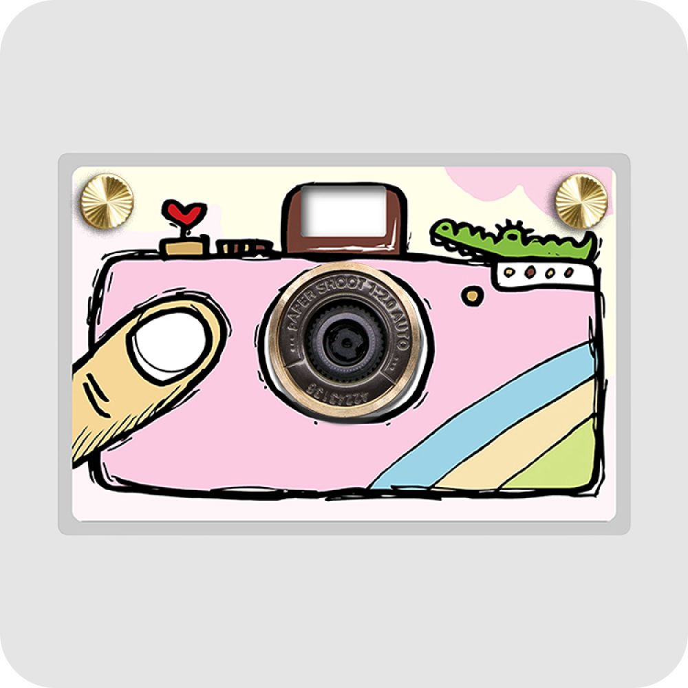 PaperShoot Компактный фотоаппарат Pinkh and drawn, розовый #1