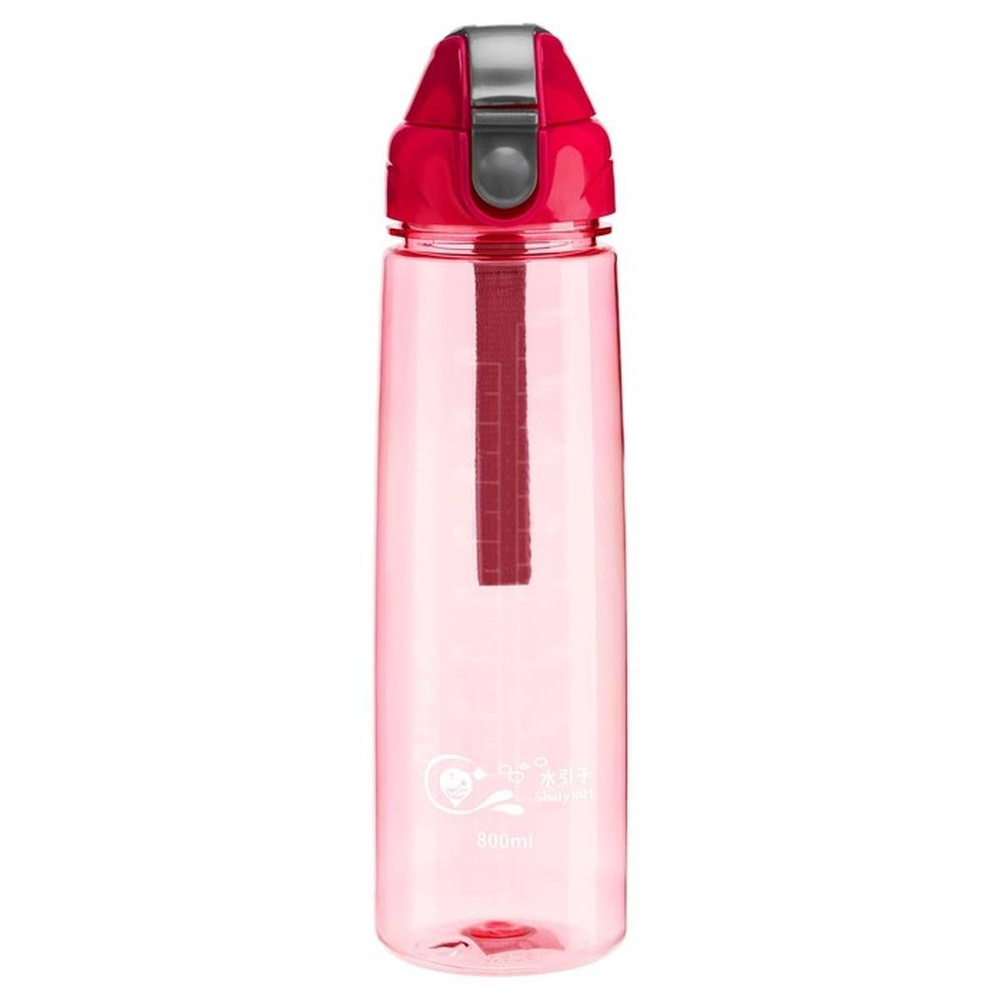 Бутылка для воды - Айви, 800 мл, пластик, розовая, 1 шт. #1