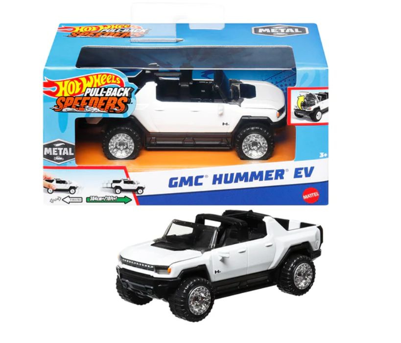 Машинка Хот вилс инерционная игрушка Hot Wheels Speeders GMC HUMMER EV HPT04_HPR86  #1