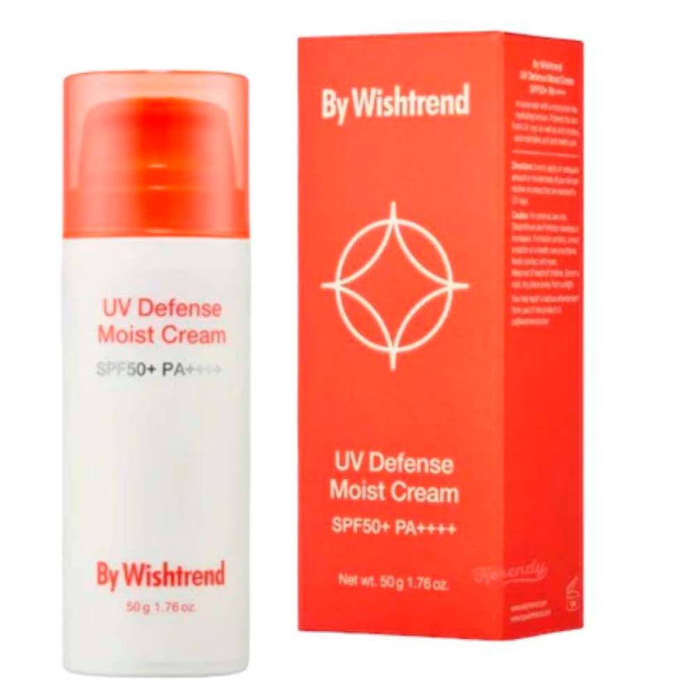 Увлажняющий солнцезащитный крем для лица с пантенолом UV Defense Moist Cream SPF 50+ PA+, 50 мл.  #1